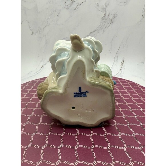 LLADRO Gypsies 9" Tall Pinwheels Figurine 4993 Glossy Mother Son RETIRED MINT - Picture 16 of 17